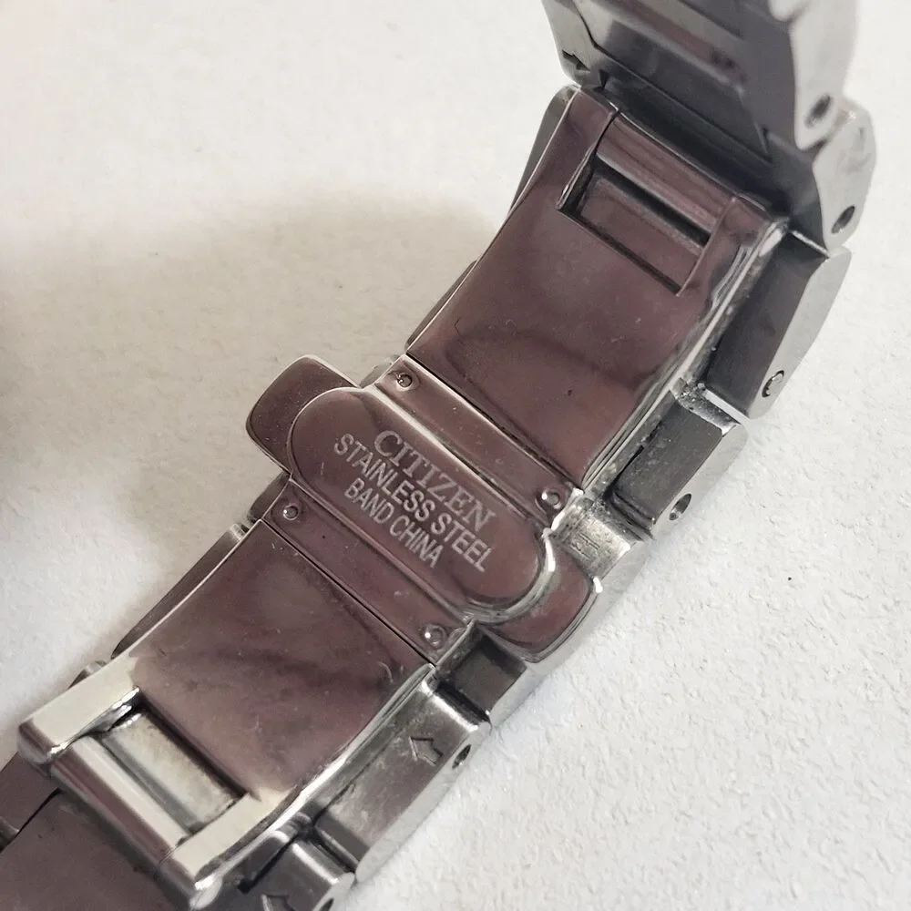 Citizen Ladies Watch Eco-Drive GN0S9 Solar Working Rectangular Japan Sapphire
